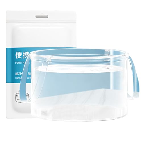 Lavabo Pliable, cuve de Lavage Portable, Seau de Nettoyage antidérapant avec poignée, Bol à Linge Peu encombrant, Outil de Cuisine Compact, Pique-Nique de Voyage en Camping-Car et Usage Domestique en