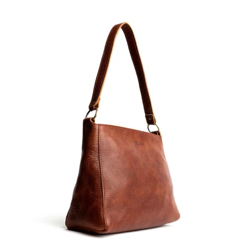 Portland Leather Goods Triangle Shoulder Bag for Women – Handmade from the Finest Full-Grain Hides2