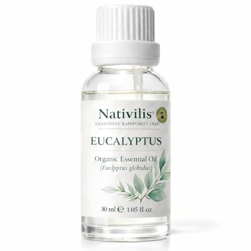 Huile essentielle d'eucalyptus bio Nativilis pour soulager la toux et libérer la poitrine