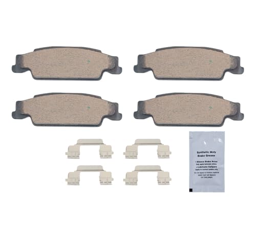 Image of HUSCH D922 Rear Ceramic Brake Pads Kit Fit For Cadillac CTS 2003-2007, For Cadillac STS 2005-2011, For Pontiac Grand Prix 2005-2008