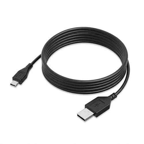 PGENDAR Replacement Charger Charging Power Cable for Bushnell Wingman GPS Speaker, Treblab FX100 HD7 X5 XR700 XR500 N8 XR100 XGO X5 Z2 BT5 xRun Wireless Bluetooth Speakers (5ft Black), 5 feet