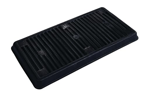 Eagle 1677BLK Containment Utility Tray, 36" Length x 18" Width x 2" Height, Black