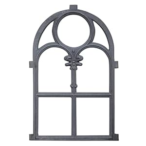 Aubaho Gotik Eisenfenster Antik-Stil 74cm