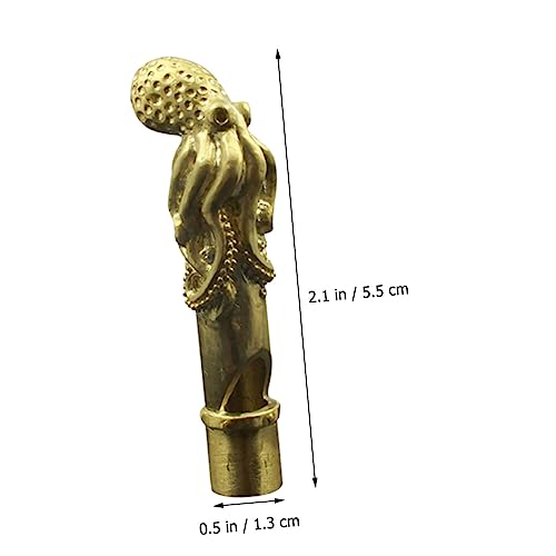 Silbato deportivo de cobre en forma de pulpo miniatura 4
