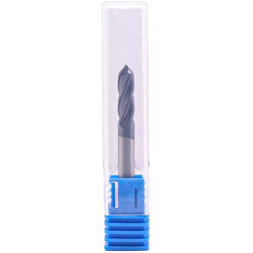 Image of 4 Flute 90 Solid Carbide Drill Mill Set(5Pcs, 3 /16 inch), AlTiN Coated | 90 Included Angle, 3 /16 inch Cutting Dia, 3 /16 inch Shank, 3 /4 inch LOC, 2 inch OAL For Milling Alloy Steel, Carbon Steel, Iron, Copper
