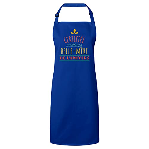 Tablier de cuisine univers famille cadeau pour belle mère