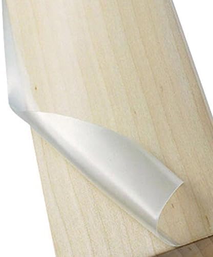 Cricket Bat Anti-Scuff Protection Cover 12" Clear Plain Edge Protection Cover Sheet (1x Plain Sheet)