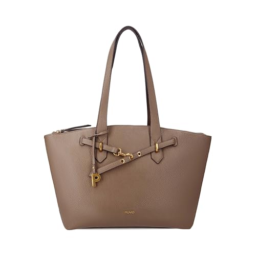 Picard sac shopper Gravel taupe : grand cabas élégant en cuir pour femme