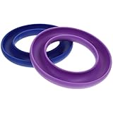 BELLIFFY 2 Stück Silikon Spulenbehälter Mittlere Größe Abgedichtet und Leicht Nähmaschinen Spulenaufbewahrung für Haushaltsnähmaschinen Bunt (lila Blau)