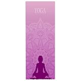 Telo mare – super morbido 185 cm x 64 cm | tappetino da yoga antiscivolo in materiale microfibra ultra assorbente per yoga caldo traspirante e ad asciugatura rapida inclusa custodia per il trasporto