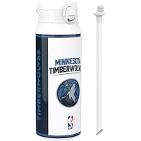 ion8 NBA Minnesota Timberwolves Botella Térmica Con Pajita