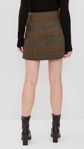 Theory Women's Plaid Mini Skirt3