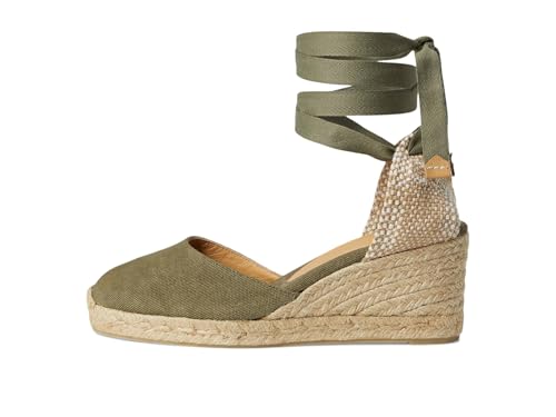 Image of Castaner | Espadrille with Wedge Carina Made in Canvas 7 cm | Woman