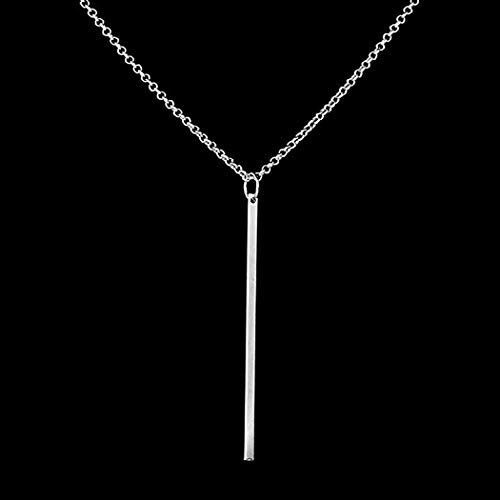 Fstrend Fashion Long Necklace Dainty Simple Chain Necklaces Jewelry for Women and Girls(Silver) 2 Fstrend Fashion Long Necklace Dainty Simple Chain Necklaces Jewelry for Women and Girls(Silver)
