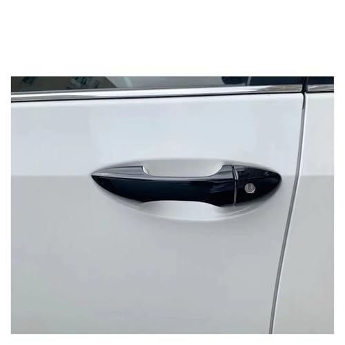 Poignée porte voiture en fibre de carbone style luxe pour Corolla 2014-2018 - 5