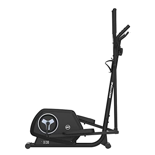 Bicicleta elíptica Smart con Bluetooth Apps y Pantalla LCD para Entrenamiento en casa. Silenciosa. Volante inercia 9kg - Bodytone DE30