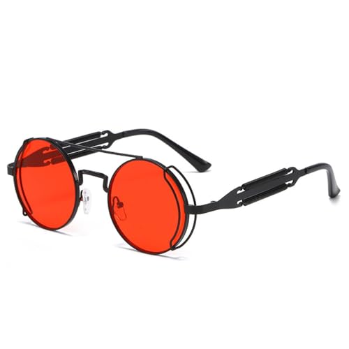 Lunettes de soleil rétro steampunk idéales pour les festivals et les sorties en ville