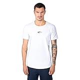 SMILODOX Herren T-Shirt Enzo 1.0 für Fitness Gym Kampfsport, Bodybuilding und Kraftsport - Schneltrockendes Schweiß aufsaugender Stoff Slim fit Kurzarm Oberteil mit Rundhals, Größe:3XL, Color:Weiß