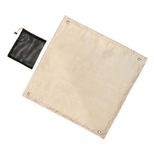 TOYANDONA 1 Set Fireproof Cloth Fire Blanket for Home Fire Retardant Fireproof Blanket Sleeping Blankets Flame Outdoor Cuttable Fire Resistant Mat Camping Accessories Ground Play Fiberglass