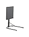 KG KitHome - Mesa Auxiliar Plegable con Altura Ajustable, 43x43x63/68/73cm, Negro, Multitable