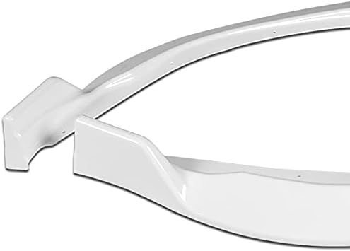 3PCS Front Bumper Lip Kit fit for compatible with 2014-2016 Toyota Corolla Base/L/LE, Sport-Style Splitter Trim Protection Spoiler, Air-Dam-Chin-Diffuser (Painted White)