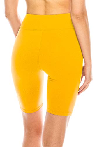 Image of ALWAYS Women's High Waist Bike Shorts - Athletic Workout Tummy Control Stretch Running Yoga Pants