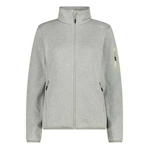 Veste en maille polaire CMP femme chaude zippée pistache blanc XXL