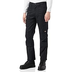 Dickies Ropa De Trabajo Dickies Action Flex Trouser, Pantalones, Hombre, Negro (Black), 30W / 32L
