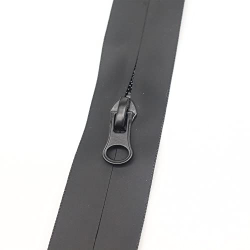 MebuZip 6PCS 8 Inch #5 Waterproof Zippers Bulk for Sewing Closed End Black by MebuZip - Used condition - Image 3