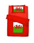 Intimates Single Bed Welsh Dragon Urban Duvet Quilt Cover Bedding Set