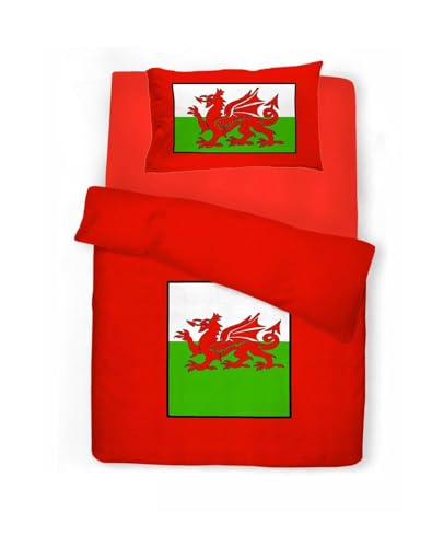 Intimates Single Bed Welsh Dragon Urban Duvet Quilt Cover Bedding Set