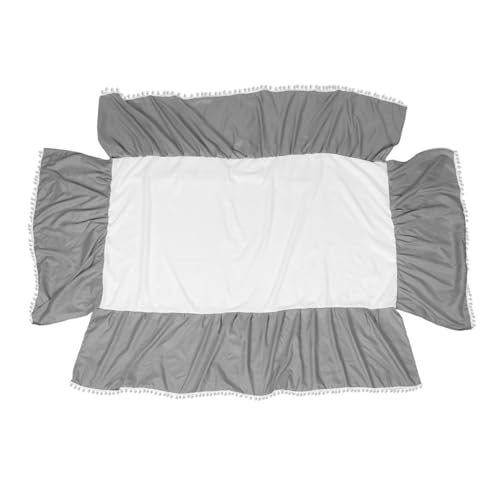 ibasenice Cotton Crib Skirt Neutral Baby Bed Cover for Toddler Mattress Fitted Sheet Baby Bed Fitted Cover Crib Sheet Comfortable Cotton Bed Sheet