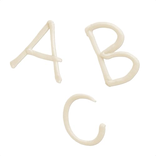 Günthart BackDecor 25 gr Zuckerschrift CREMEWEISS für jegliche Süßspeisen - essbare Dekoschrift für edle Anlässe, 1er Pack (25 gr)