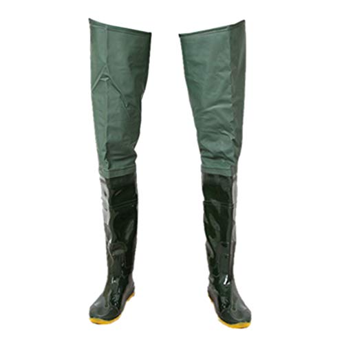 Botas Multipropósito Impermeables de Suela Blanda y Transpirable para Pesca o Injerto de Aves Zancudas - Verde, 44