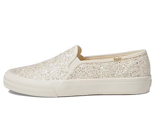 Image of Keds Womens Double Decker Canvas Slip On Sneakers Shoes Casual - Black