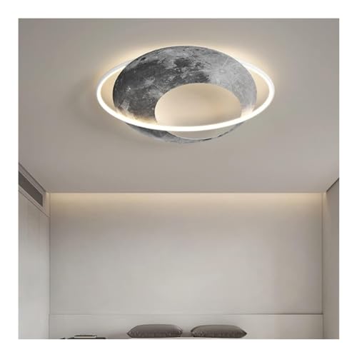 Plafonnier LED lune pour salon chaleureux et allée d'entrée moderne