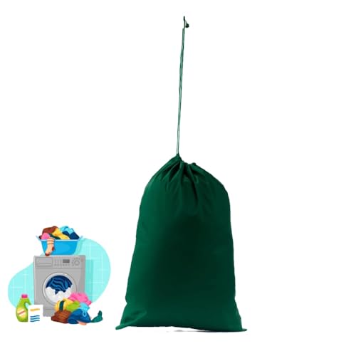 Sacola Impermeável para Roupa Suja e Molhada, Lavanderia, Verde