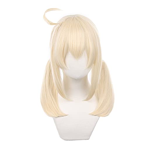 Anime Cosplay Wig, Genshin Impact Wig, with Free Wig Cap, for Halloween Party, Carnival, Nightlife, Concerts, Weddings (Klee)