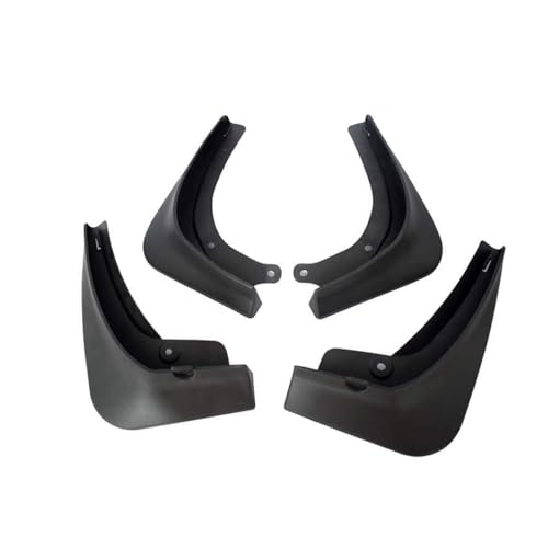 Image of Set of 4 Pcs Mud Flaps Splash Guards Mudguards Mudflaps Fit for Tesla Model 3 Sedan 2016 2017 2018 2019 2020 2021 2022 2023 Mud Splash Guards Front and Rear (Driver and Passenger Sides)