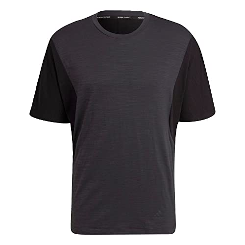 Image of Adidas Men's Well Being Tee, Carbon, S