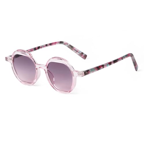 Lunettes de soleil rondes rétro femme homme tendance UV400