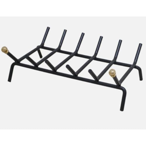 LoviStore Portalegna per Camino in Ferro 46x35x16cm, Supporto Robusto per Camino, Stufe a Legna e Caminetti, Ideale per Casa e Giardino