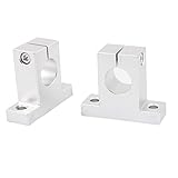 uxcell SK20 20mm Hole Dia Linear Rail Shaft Clamp Guide Support 2pcs