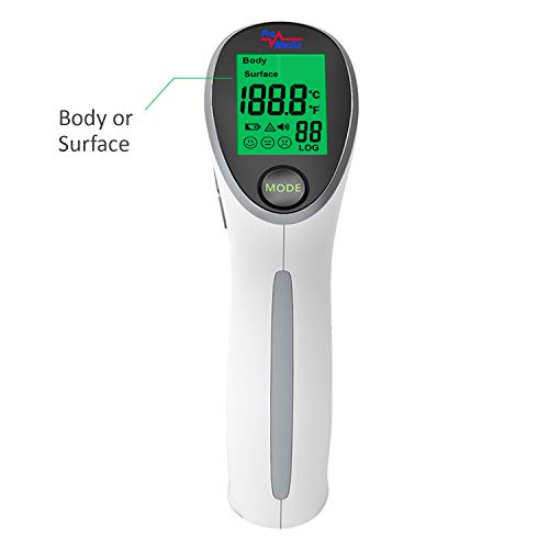 Thermomètre sans contact PR-960 blanc polyvalent pour mesure frontale - 6