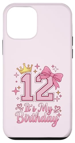 It's My 12�΂̒a���� ���̎q �R�P�b�g���{�� �s���N 12�� �X�}�z�P�[�X iPhone 12 mini �p