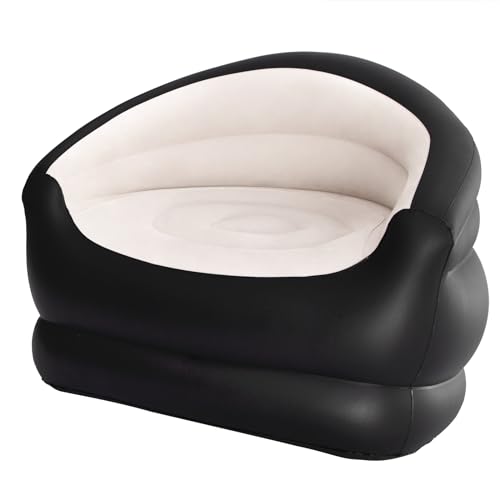 DIMAR GARDEN - DIMAR GARDEN Inflatable Couch Outdoor Air Sofa,Blow Up Couches Lazy Sofa for Camping, Single Size