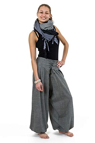 Pantalon aladin zen gris unique pour vos séances de yoga et moments de détente