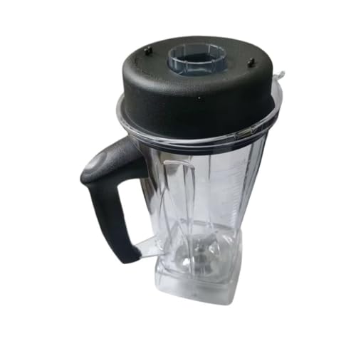 Jarra Contenedor Cuadrado De 2L, Fondo Taza Con Cuchillas Dentadas For Batidos, Tapa Sin BPA, Compatible Biolomix, T5200 G5200, Boquilla Vertido Fácil