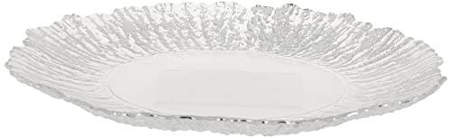 Chargeit By Jay Reef Charger Large 13 Decorative Glass Service Plate For Home Or Professional Fine Dining For Upscale Caterin - View #8