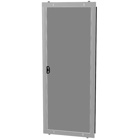 Ready-to-Assemble Sliding Screen Door Replacement, Adjustable Patio Door Screen Kit, White or Bronze, Compatible with 95% of Door Frames with Roller Tracks in The U.S. (White, 36" - Char Fiber) Cover